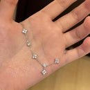 Pulseira com Flor de Zircônia