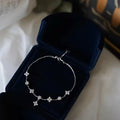 Pulseira com Flor de Zircônia