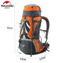 Mochila Naturehike Trekking 70L