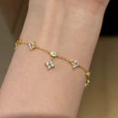 Pulseira com Flor de Zircônia