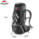 Mochila Naturehike Trekking 70L
