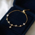 Pulseira com Flor de Zircônia