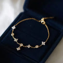 Pulseira com Flor de Zircônia