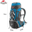 Mochila Naturehike Trekking 70L
